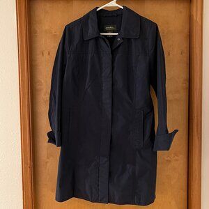 Eddie Bauer Navy Blue Lightweight Trench / Barn Jacket (Women's size Medium)